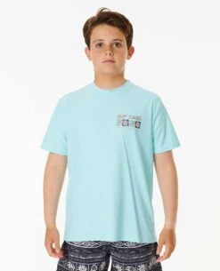 Pure Surf UV Short Sleeve Rash Vest - Boys (8-16 Years)