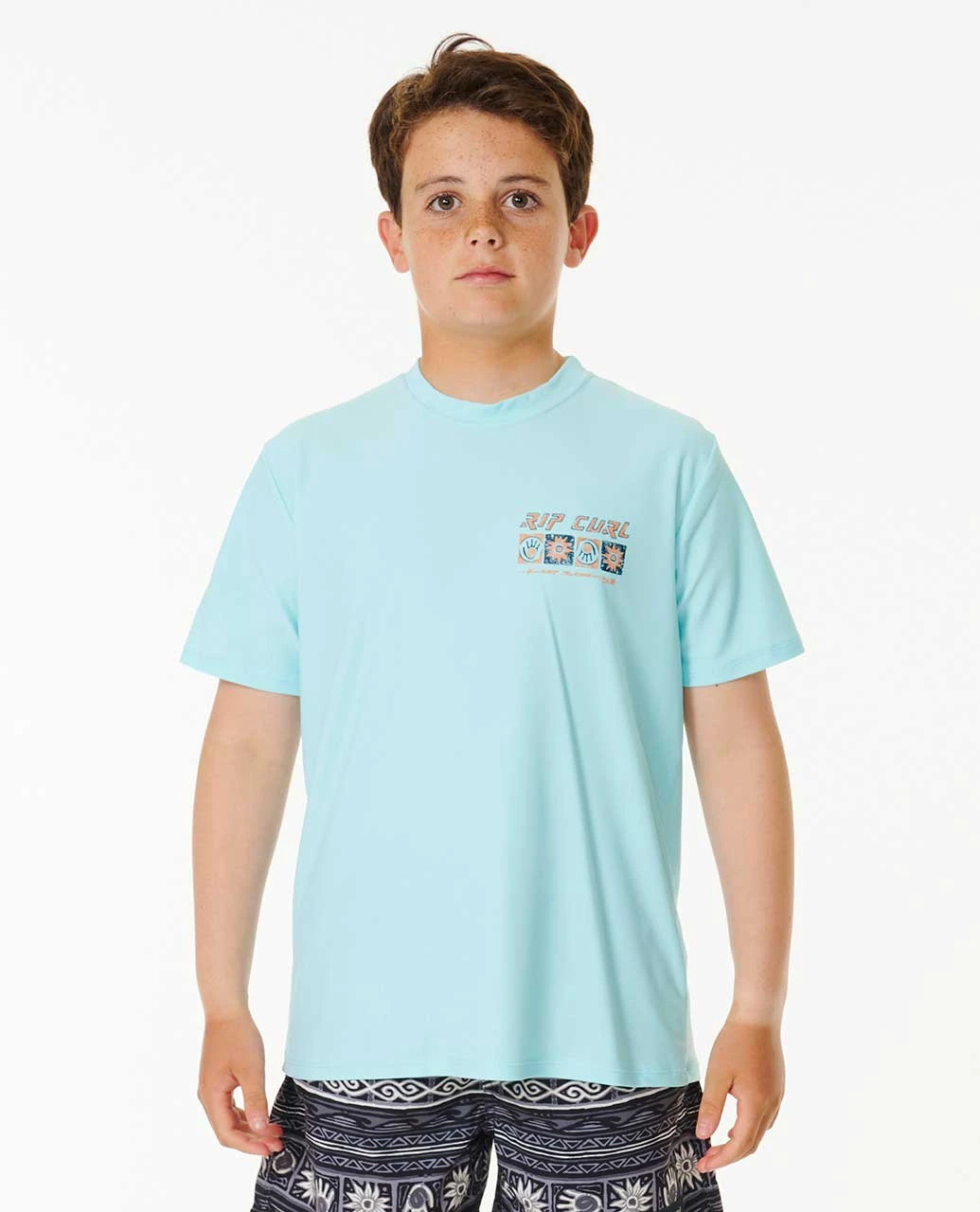 Pure Surf UV Short Sleeve Rash Vest - Boys (8-16 Years) 3 Pure Surf UV Short Sleeve Rash Vest - Boys (8-16 Years)
