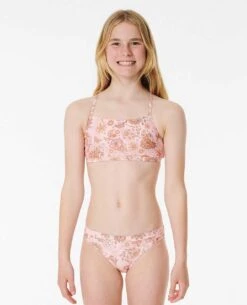 Sun Catchers Short Sleve 3 Piece Swim Set - Girls (8-16 Years)