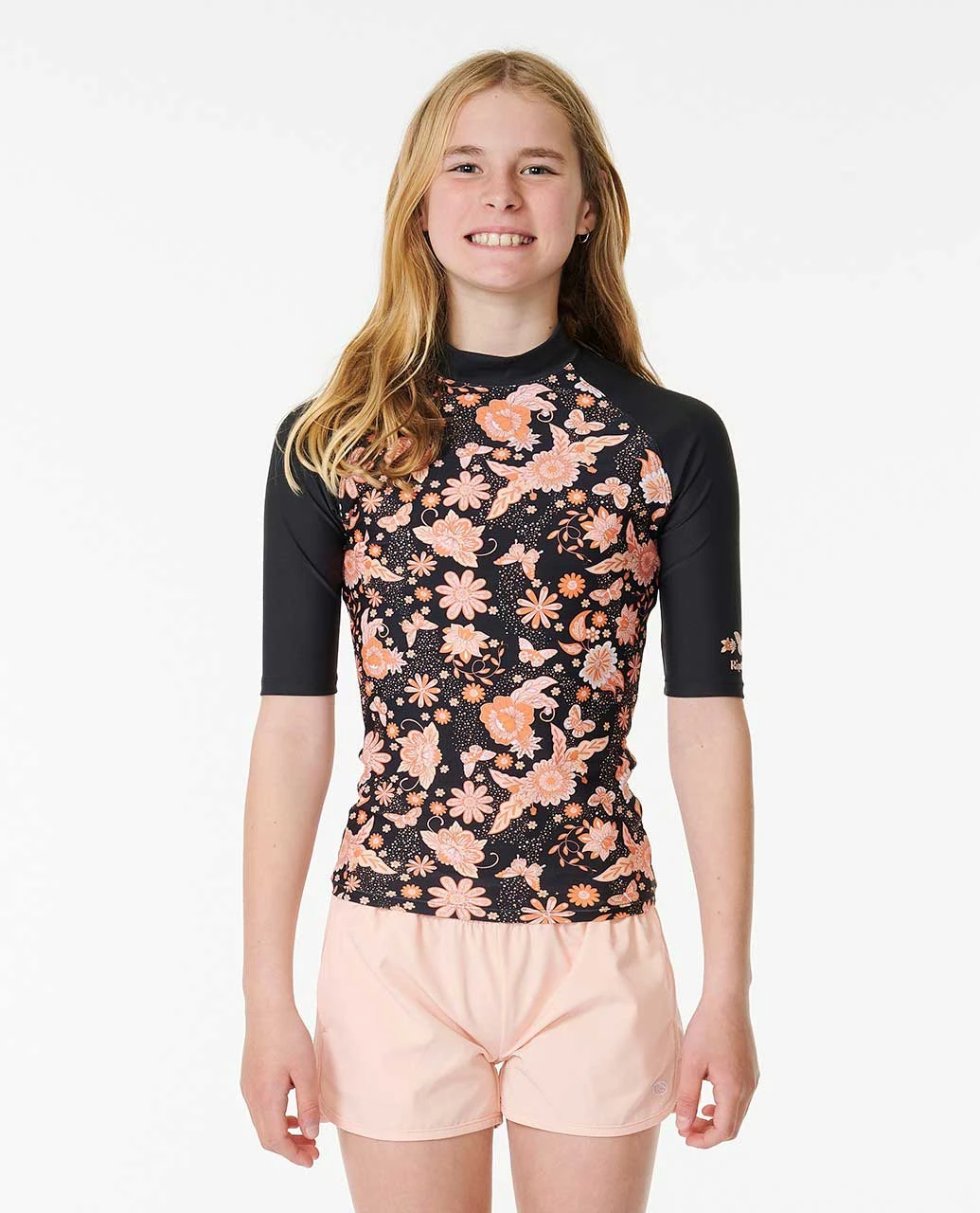 Sun Catcher Short Sleeve Rash Vest - Girls (8-16 Years) 4 Sun Catcher Short Sleeve Rash Vest - Girls (8-16 Years) - Image 2