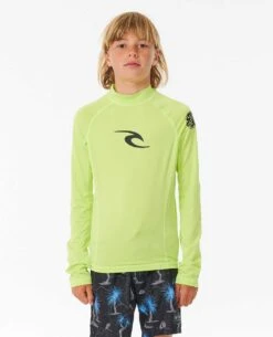 Brand Wave UV Long Sleeve Rash Vest - Boys (8-16 Years)