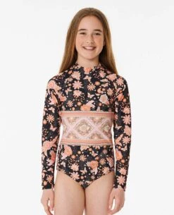 Sun Catcher Long Sleeve Surf Suit - Girls (8-16 Years)
