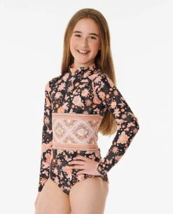 Sun Catcher Long Sleeve Surf Suit - Girls (8-16 Years) -Wetsuits Ready 122grv 8264 3 1