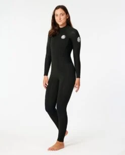 Womens Dawn Patrol 4/3mm Back Zip Wetsuit Steamer -Wetsuits Ready 122wfs 0090 2