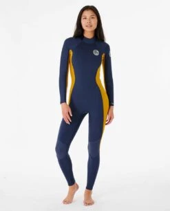 Womens Dawn Patrol 4/3mm Back Zip Wetsuit Steamer -Wetsuits Ready 122wfs 8079 2
