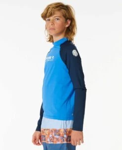 Shock UV Long Sleeve Rash Vest - Boys (8-16 Years) 8 Shock UV Long Sleeve Rash Vest - Boys (8-16 Years) -Wetsuits Ready 123brv 8006 3