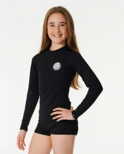 Premium Rib One Piece Boyleg Rash Vest - Girls (8-16 Years) 8 Premium Rib One Piece Boyleg Rash Vest - Girls (8-16 Years) -Wetsuits Ready 127grv 0090 3