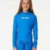 Classic Surf Long Sleeve Rash Vest - Girls (8-16 Years) 2 Classic Surf Long Sleeve Rash Vest - Girls (8-16 Years) -Wetsuits Ready 128grv 0070 1