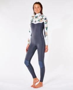 WomensDawn Patrol 3/2mm Chest Zip Wetsuit Steamer -Wetsuits Ready 129wfs 8059 2