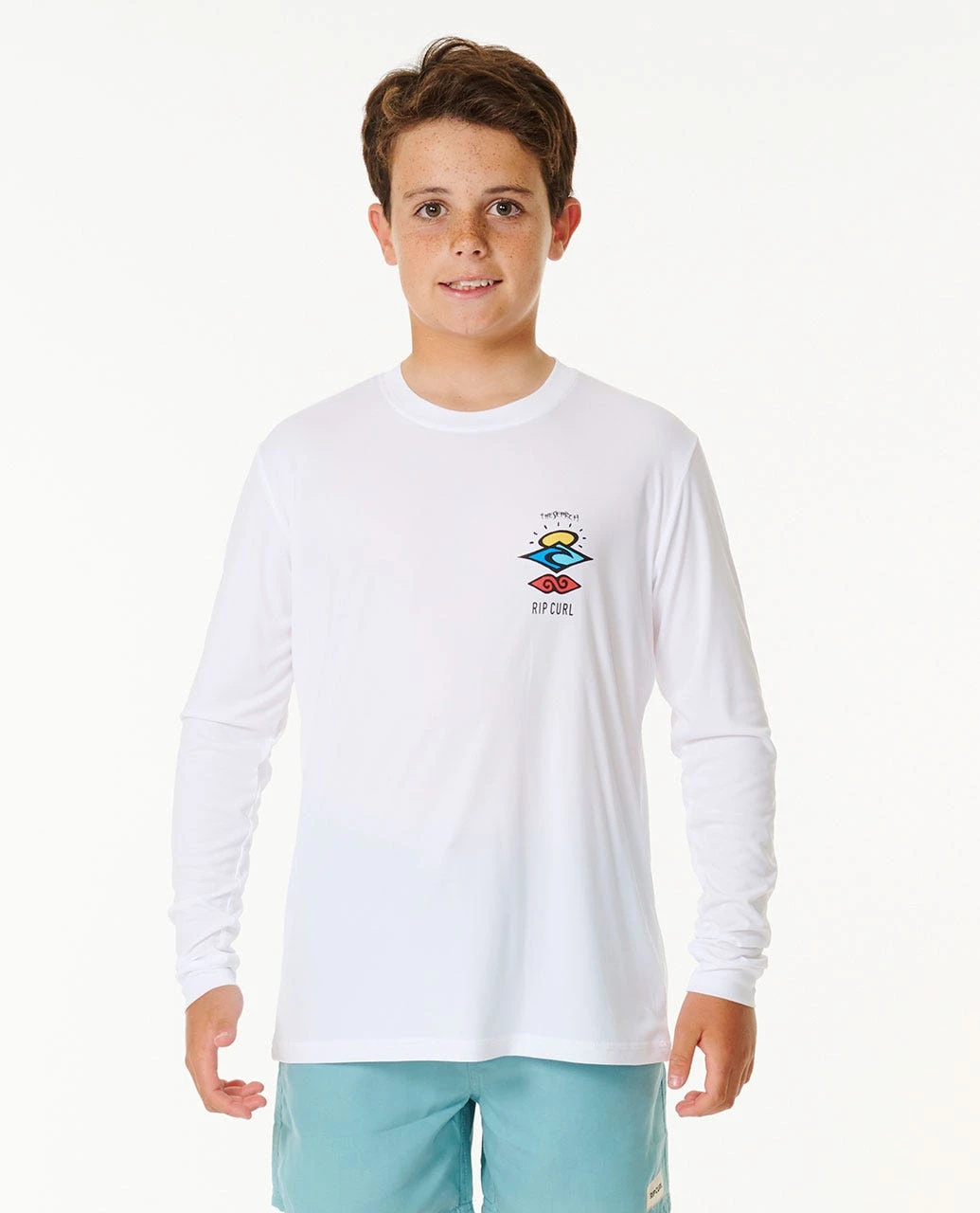 Icons Surflite UV Long Sleeve Rash Vest - Boys (8-16 Years) 4 Icons Surflite UV Long Sleeve Rash Vest - Boys (8-16 Years) - Image 2