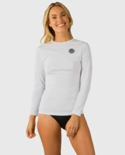 Whitewash Long Sleeve UV Rash Vest -Wetsuits Ready 12twrv1000 1 2