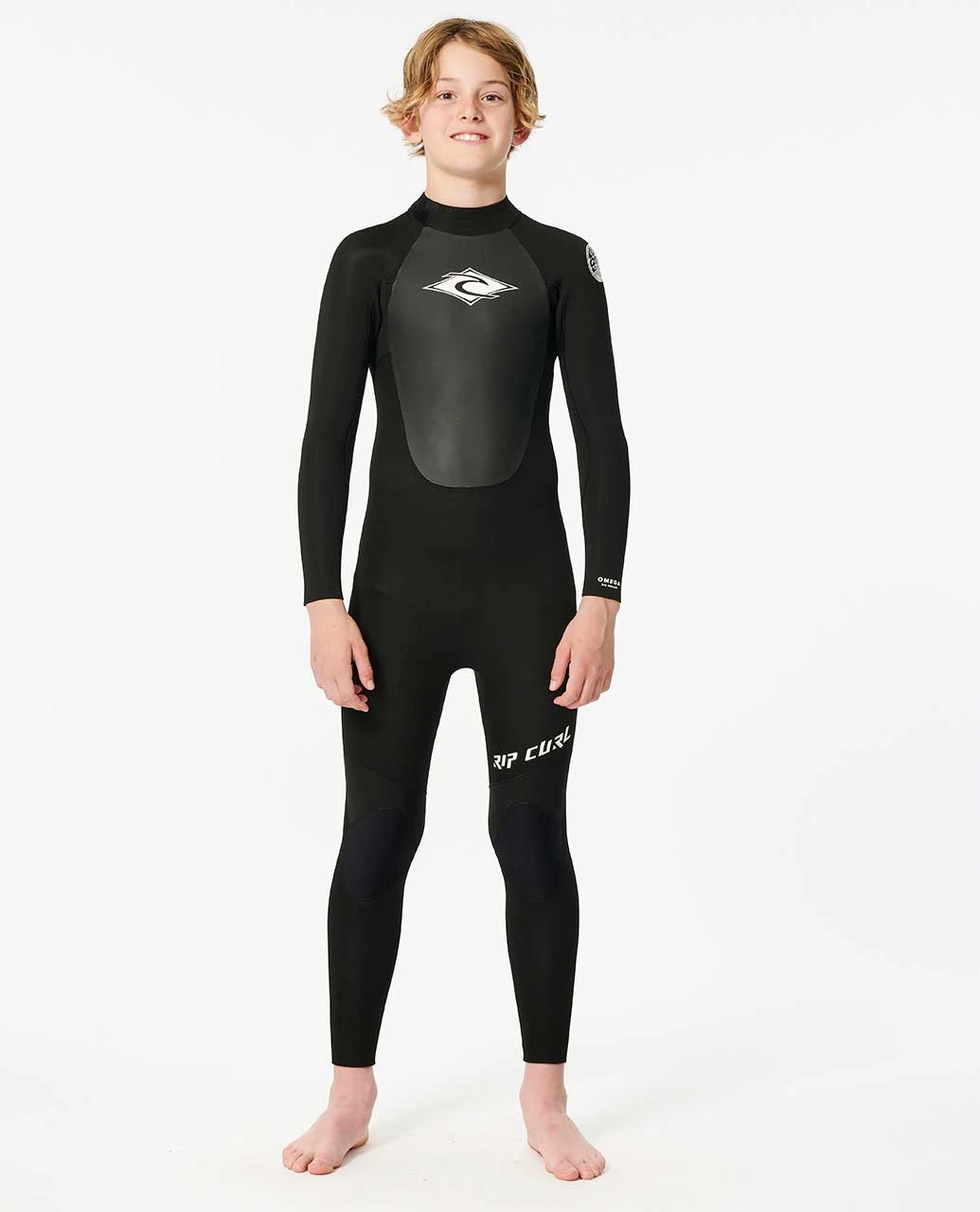 Kids Omega 3/2 Back Zip Wetsuit Steamer 5 Kids Omega 3/2 Back Zip Wetsuit Steamer - Image 3
