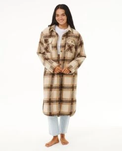 Long Line Check Jacket -Wetsuits Ready gjknd9 8266 4