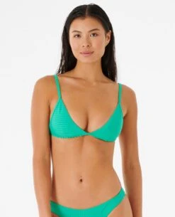 Premium Surf Banded Fixed Tri Bikini Top