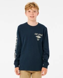 Fade Out Icon Long Sleeve Tee - Boys (8-16 Years)