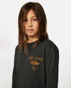 Fade Out Icon Long Sleeve Tee - Boys (8-16 Years) -Wetsuits Ready ktevy9 5040 2