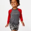 Shockwaves Long Sleeve Rash Vest - Boys (0-8 Years) 1 Shockwaves Long Sleeve Rash Vest - Boys (0-8 Years) -Wetsuits Ready tmstrv 0040 1