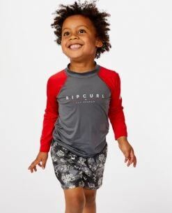 Shockwaves Long Sleeve Rash Vest - Boys (0-8 Years)