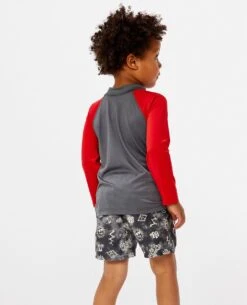 Shockwaves Long Sleeve Rash Vest - Boys (0-8 Years) 8 Shockwaves Long Sleeve Rash Vest - Boys (0-8 Years) -Wetsuits Ready tmstrv 0040 2