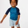 Shockwaves Short Sleeve Rash Vest - Boys (0-8 Years) -Wetsuits Ready tmutrv 0070 1