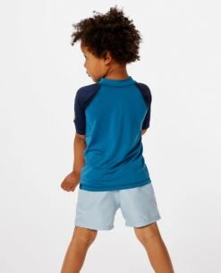 Shockwaves Short Sleeve Rash Vest - Boys (0-8 Years) -Wetsuits Ready tmutrv 0070 2