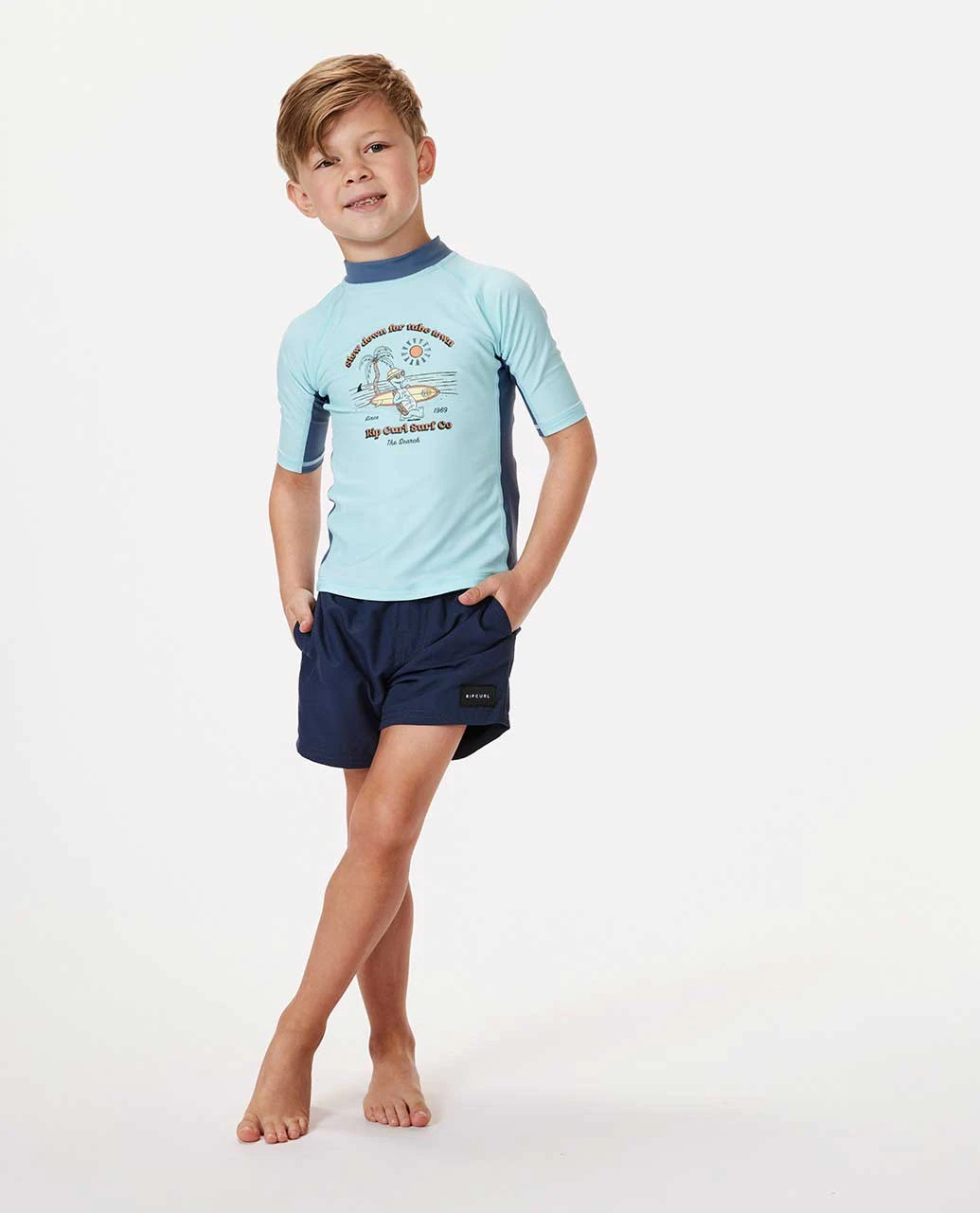 Shred Town Art UPF Short Sleeve Rash Vest - Boys (1-8 Years) 3 Shred Town Art UPF Short Sleeve Rash Vest - Boys (1-8 Years)