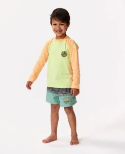 Icons UV Brushed Long Sleeve Rash Vest - Boys (1-8 Years)