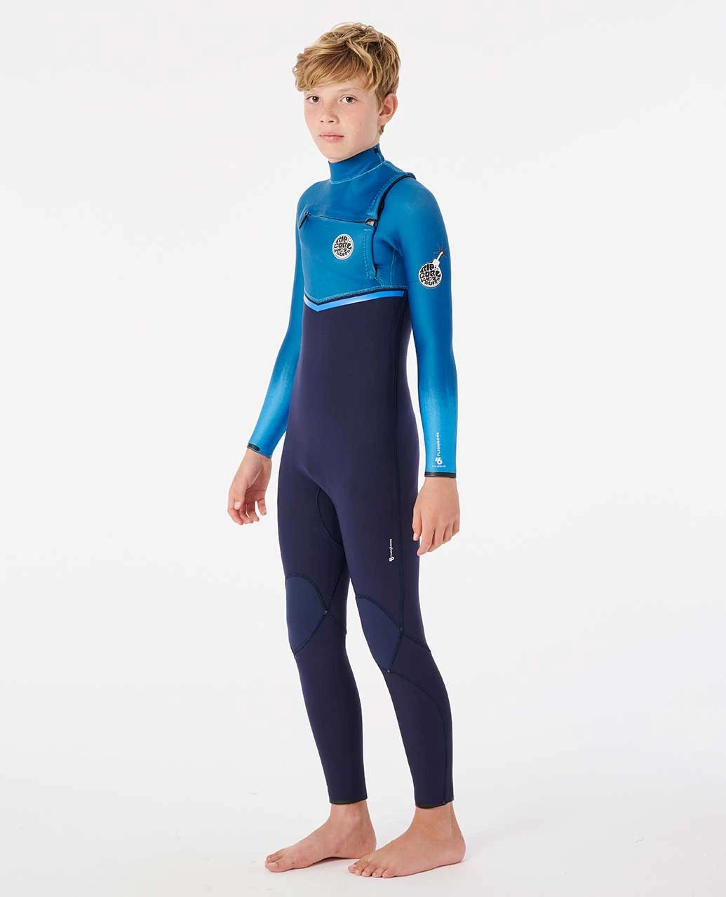 Junior Flashbomb 3/2 Chest Zip Wetsuit 6 Junior Flashbomb 3/2 Chest Zip Wetsuit - Image 4