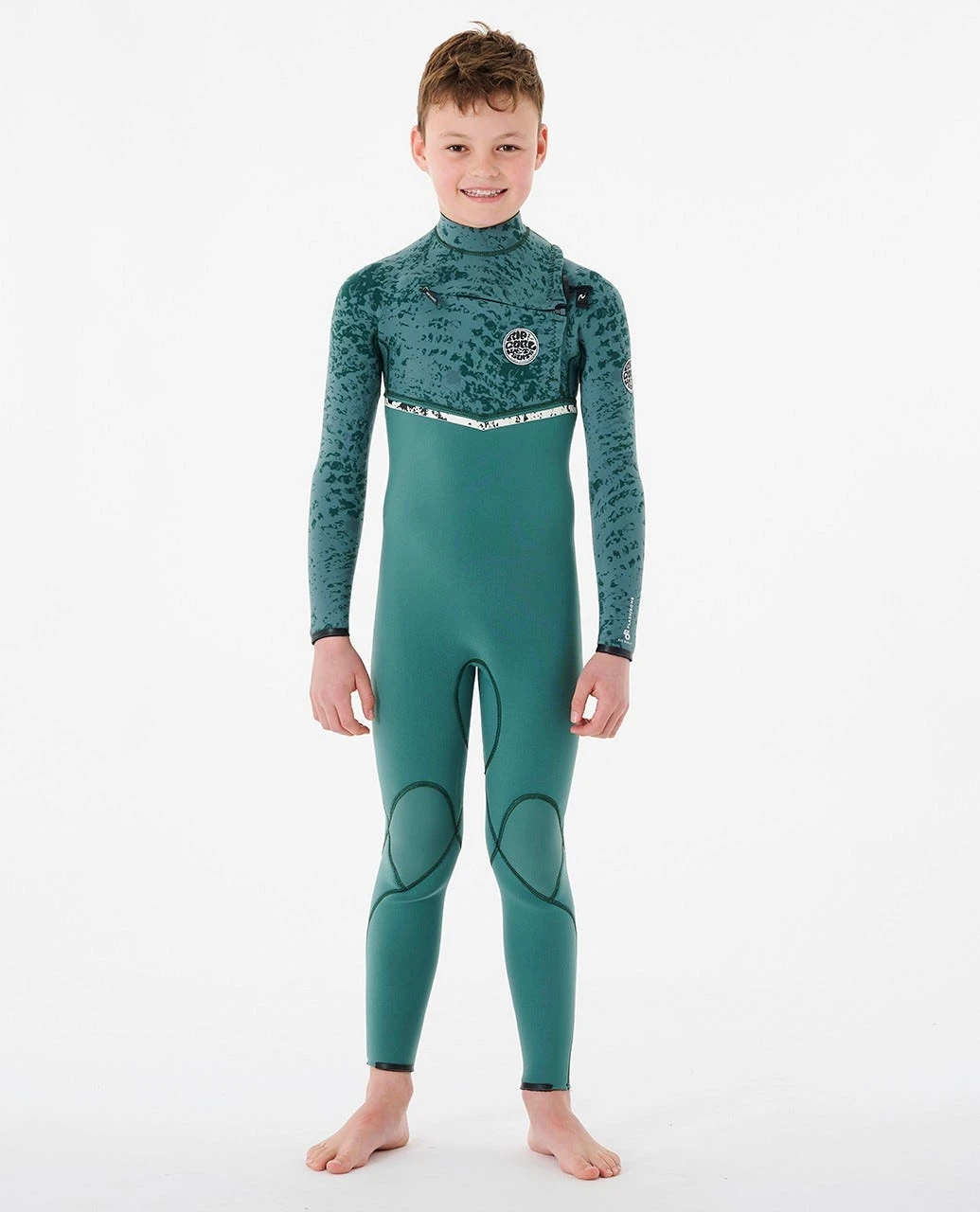 Junior Flashbomb 3/2 Chest Zip Wetsuit 5 Junior Flashbomb 3/2 Chest Zip Wetsuit - Image 3