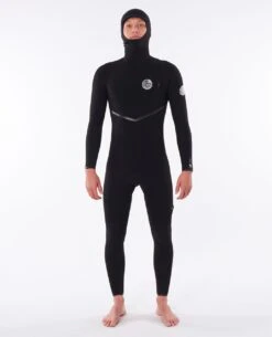E-Bomb 4/3 Zip Free Hooded Wetsuit Steamer -Wetsuits Ready wsmyfe 0090 3
