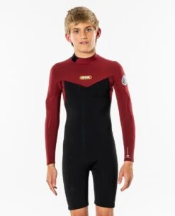 Boys 2mm Dawn Patrol Long Sleeve Spring Suit -Wetsuits Ready wsp8fj 4370 3