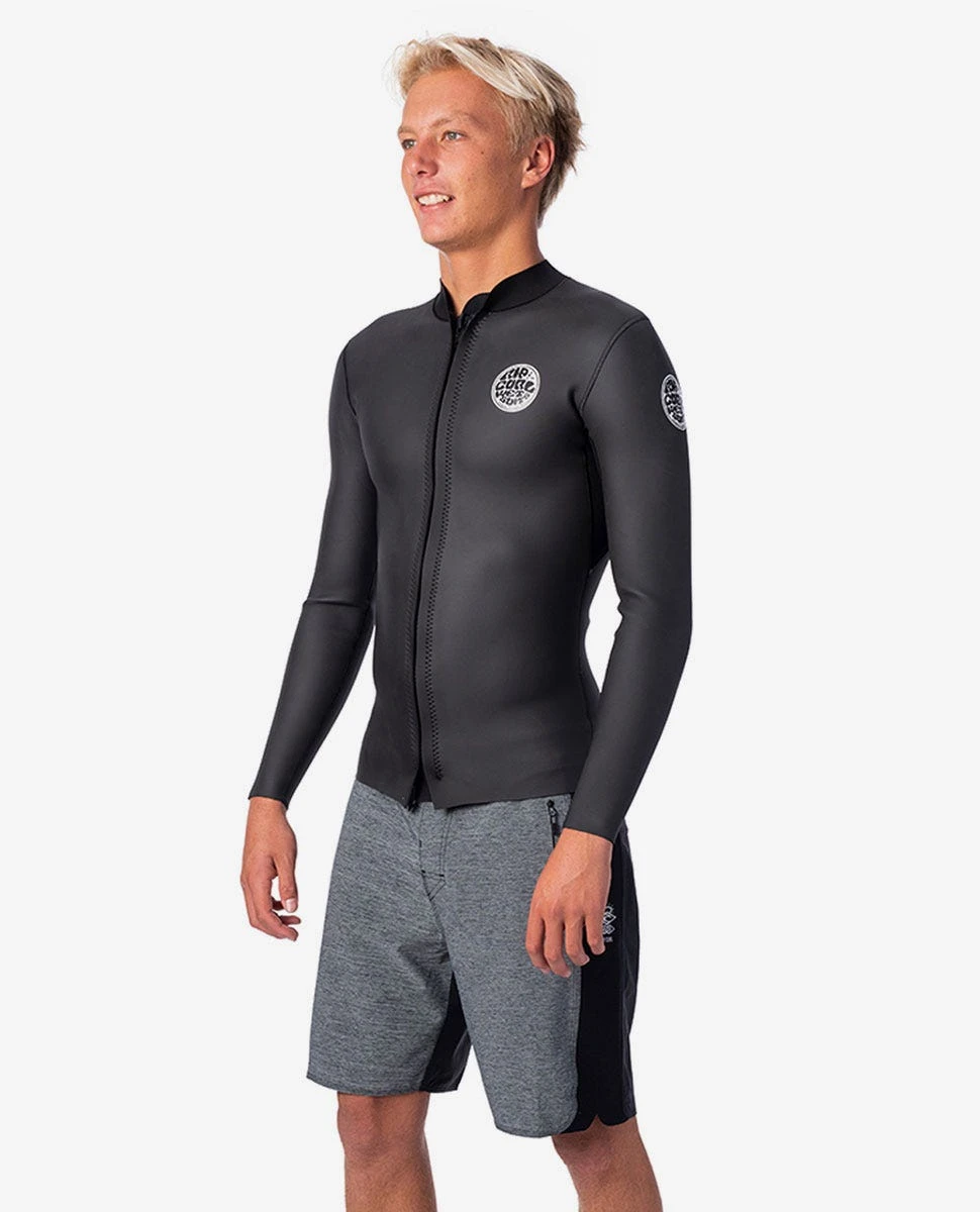 Dawn Patrol 1.5mm Long Sleeve Front Zip Jacket 4 Dawn Patrol 1.5mm Long Sleeve Front Zip Jacket - Image 2